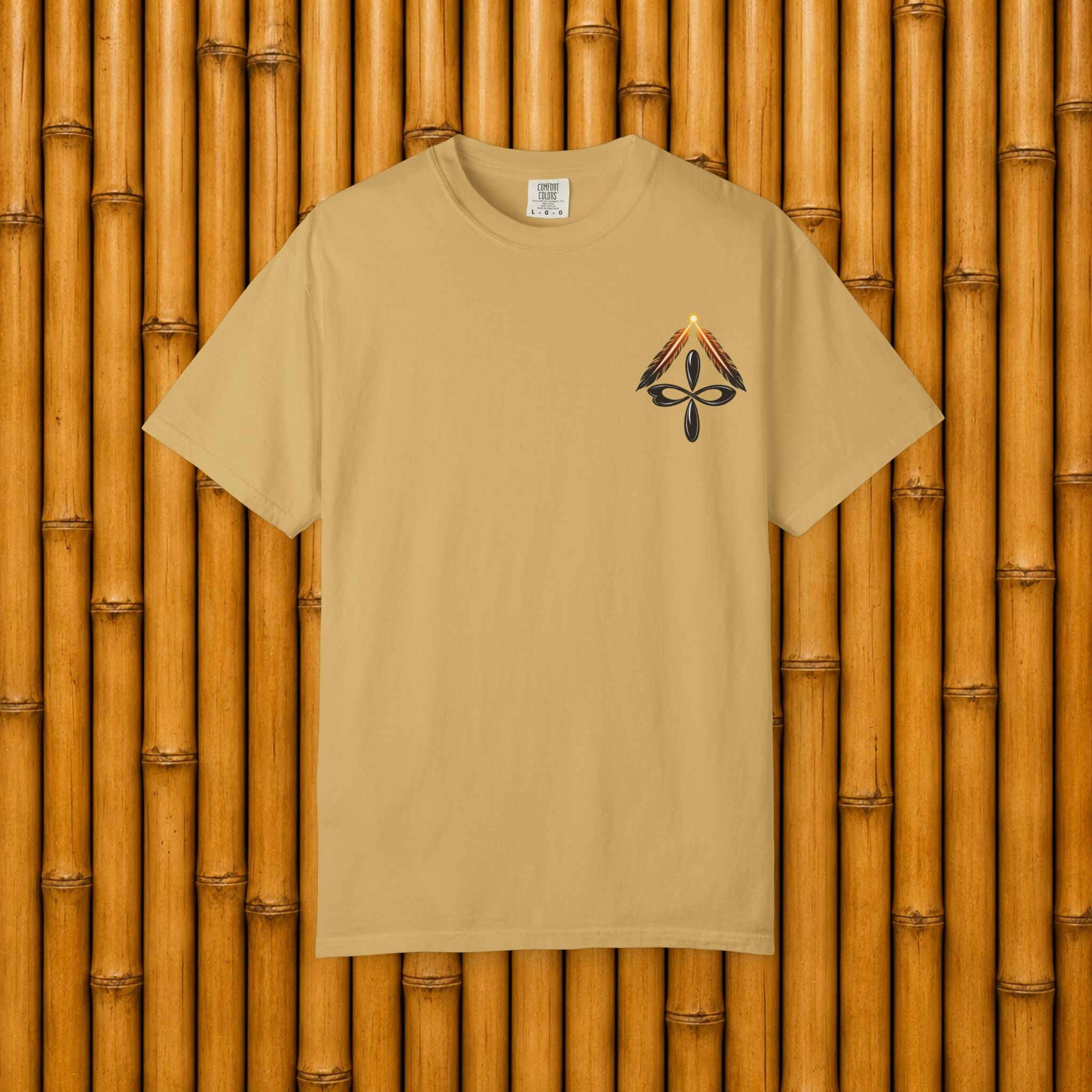 Rich in Spirit Elephant design T-shirt | Tribal elephant back print