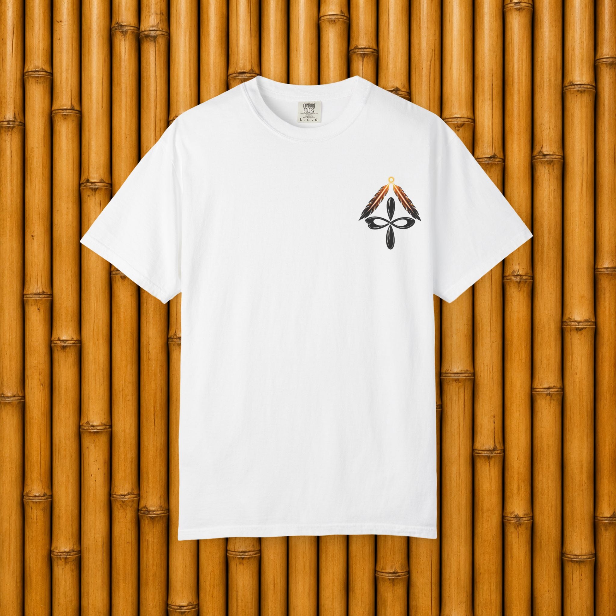 Rich in Spirit Elephant design T-shirt | Tribal elephant back print