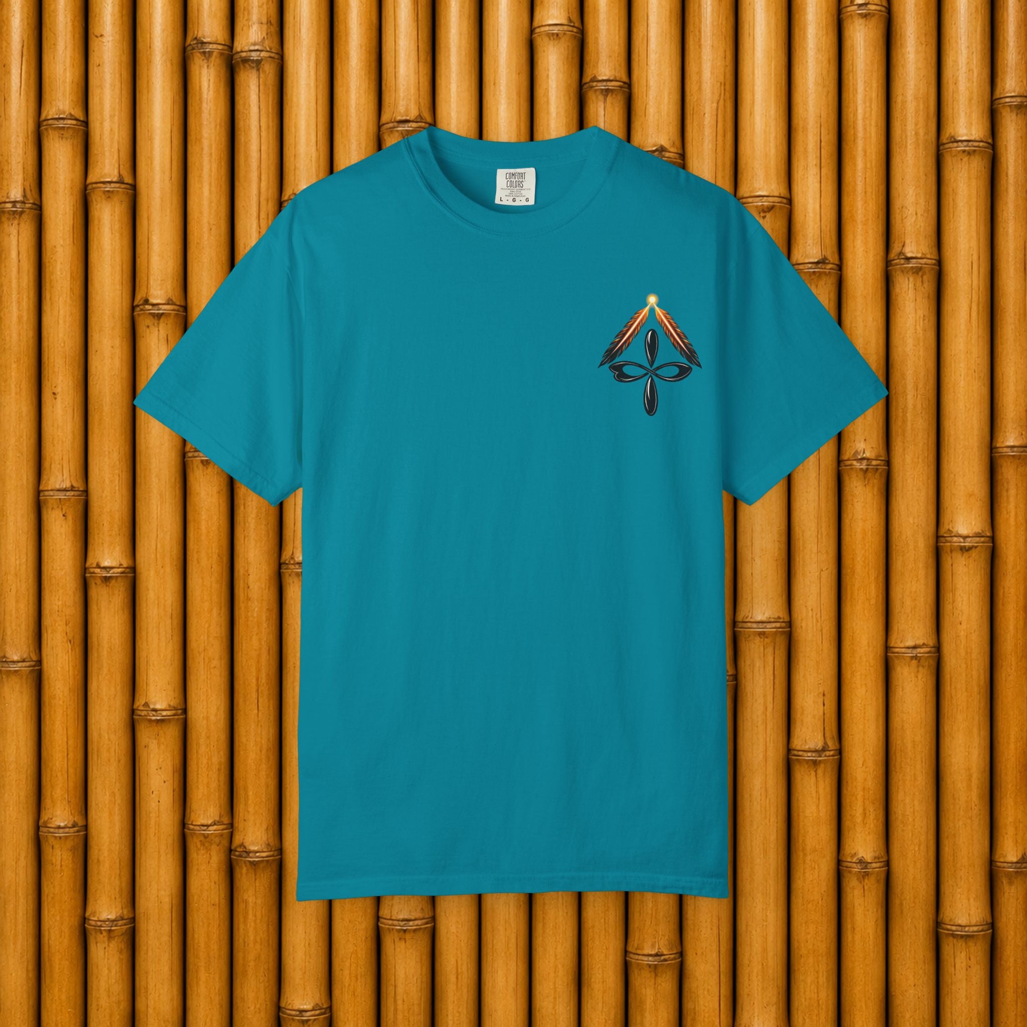 Rich in Spirit Elephant design T-shirt | Tribal elephant back print