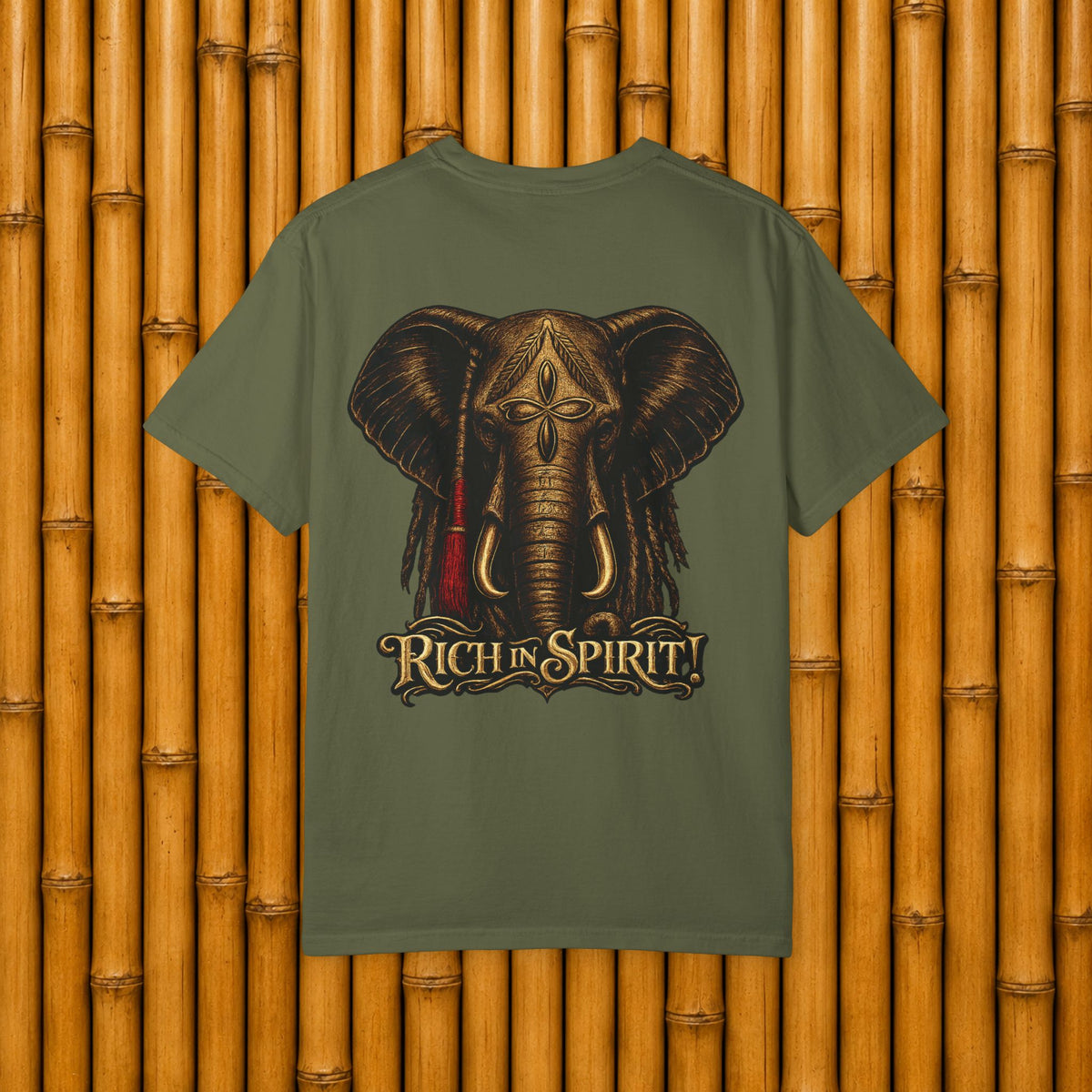 Rich in Spirit Elephant Tee - Men's Fit