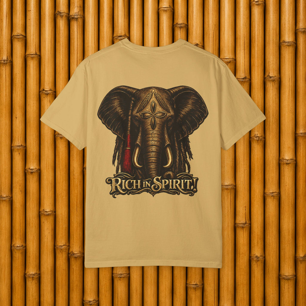 Rich in Spirit Elephant Tee - Men's Fit